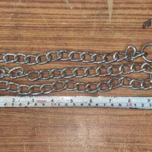 Heavy-Duty No. 8 Choke Chain for Medium & Large Dogs | 30 Inch Long