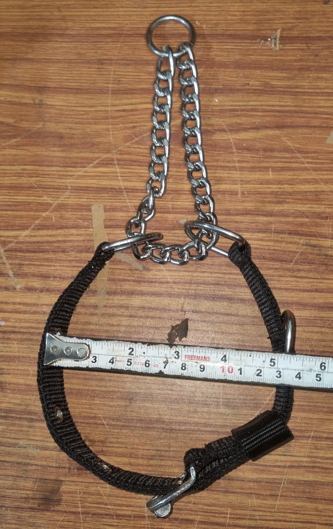 Heavy-Duty 1-Inch Wide Choke Collar for Small & Medium Dogs - Image 3