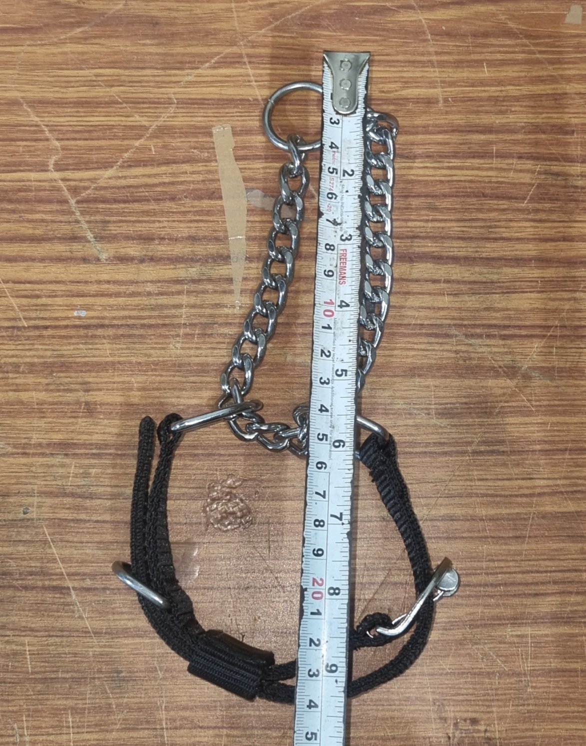 Heavy-Duty 1-Inch Wide Choke Collar for Small & Medium Dogs