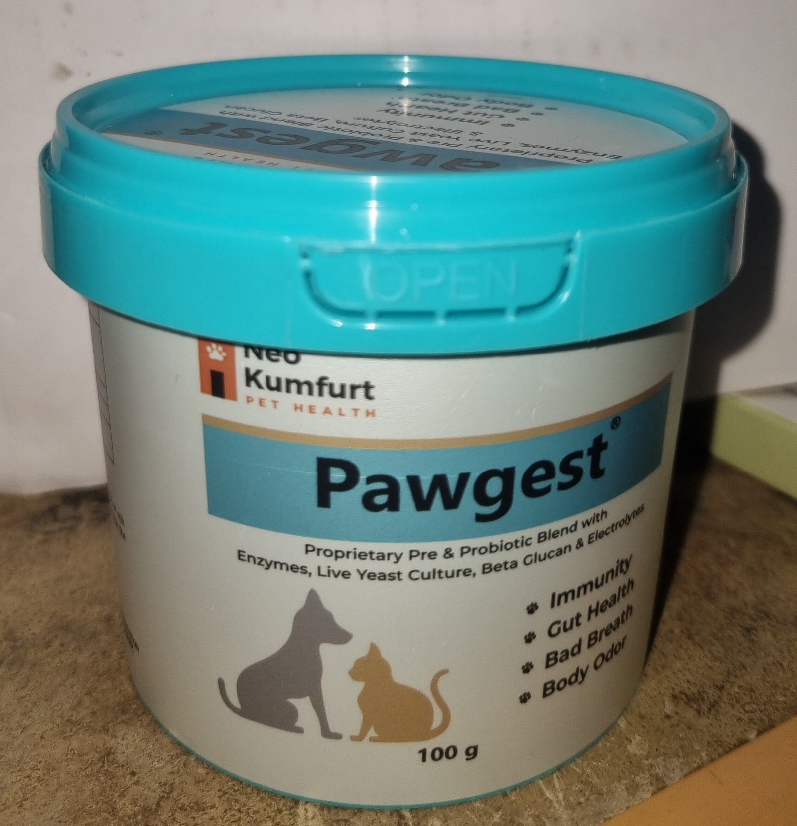 Neo Kumfurt Pawgest Powder 100g | Pet Digestive Supplement