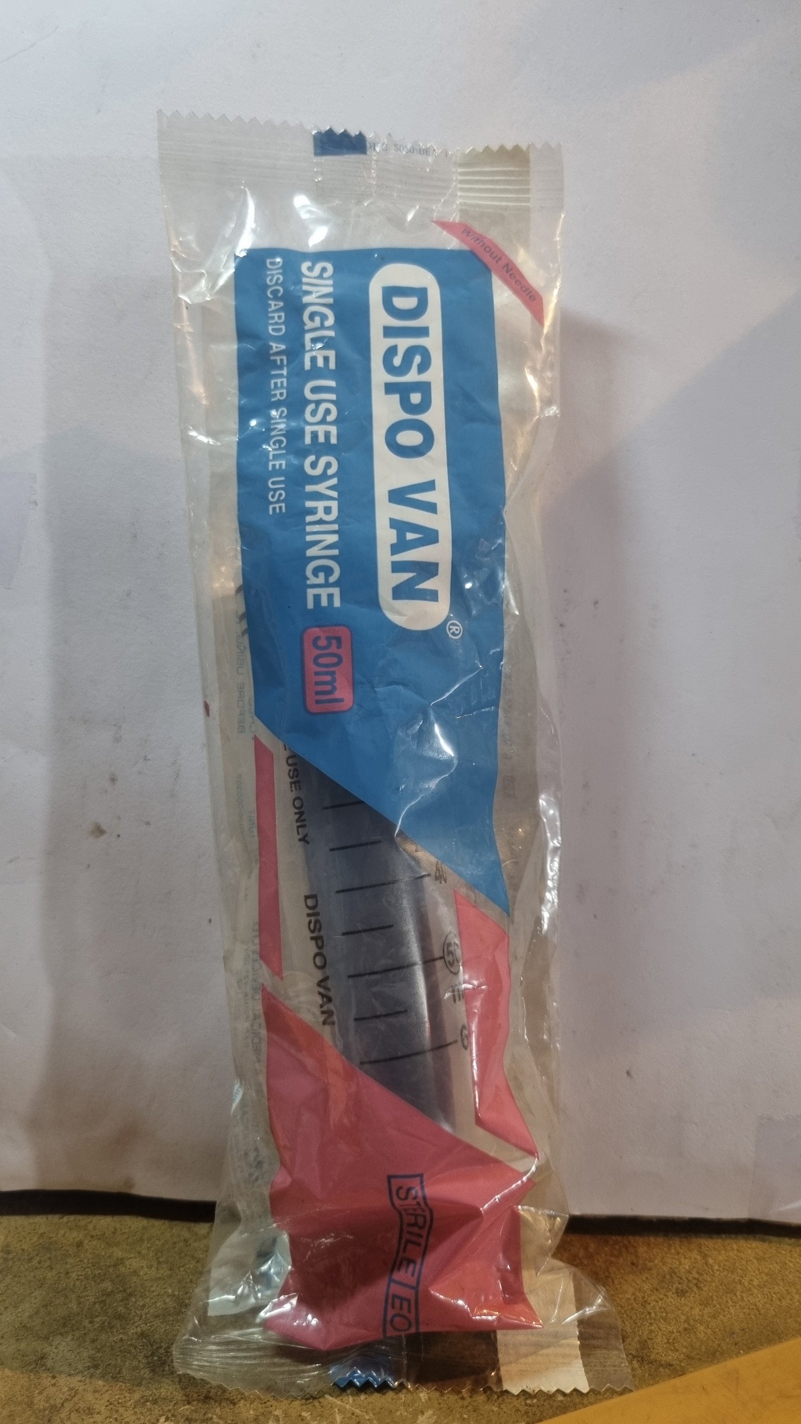 Dispovan 50ml Syringe Without Needle | Manual Animal Feeding Tool