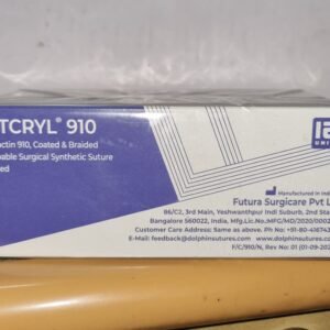 Petcryl 910 Absorbable Suture 1/0 150cm Non-Needled | High Tensile Strength Suture for Pets