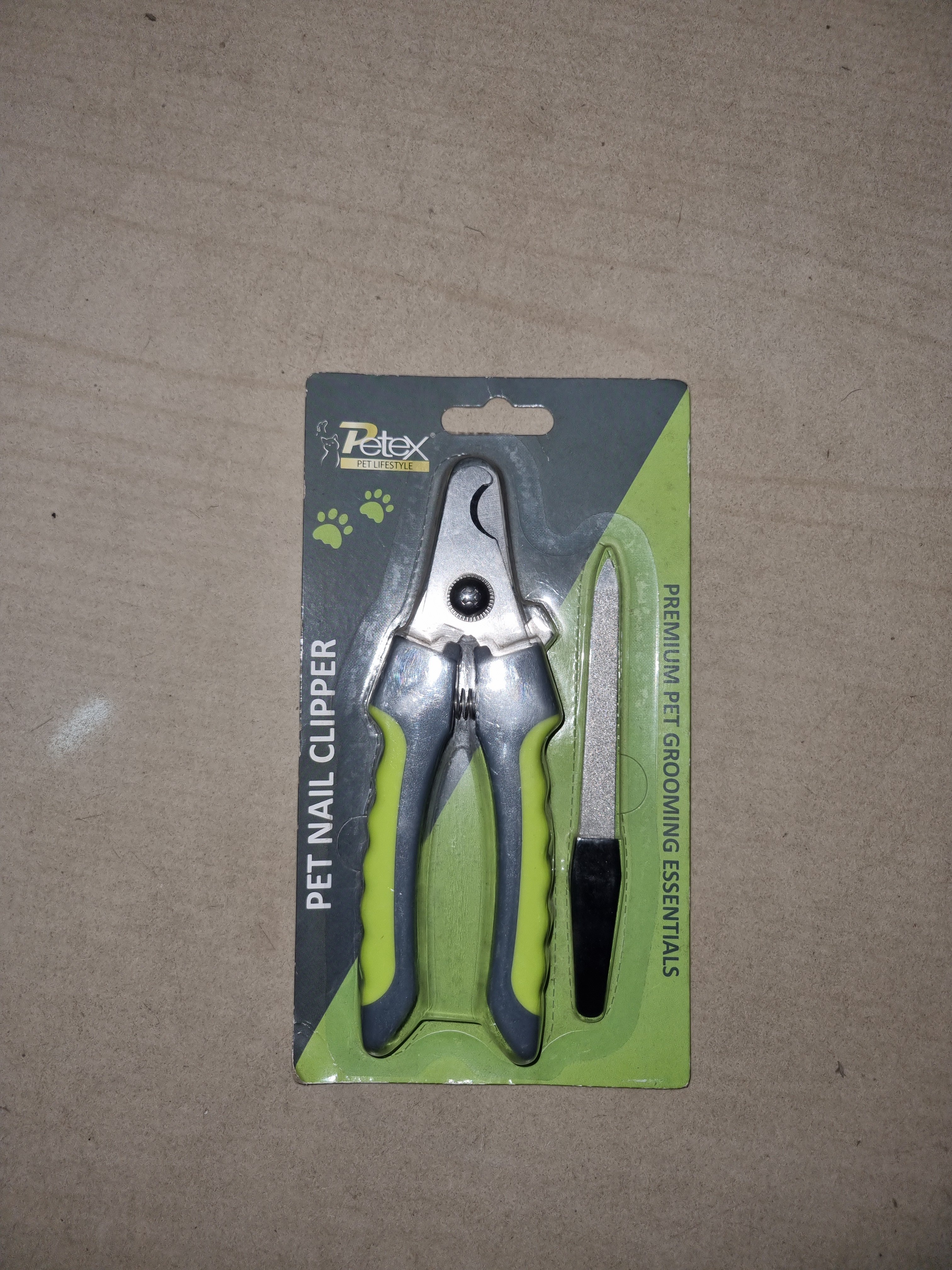 Petex Large Pet Nail Clipper with File | Safe Claw Trimmer for Dogs & Cats