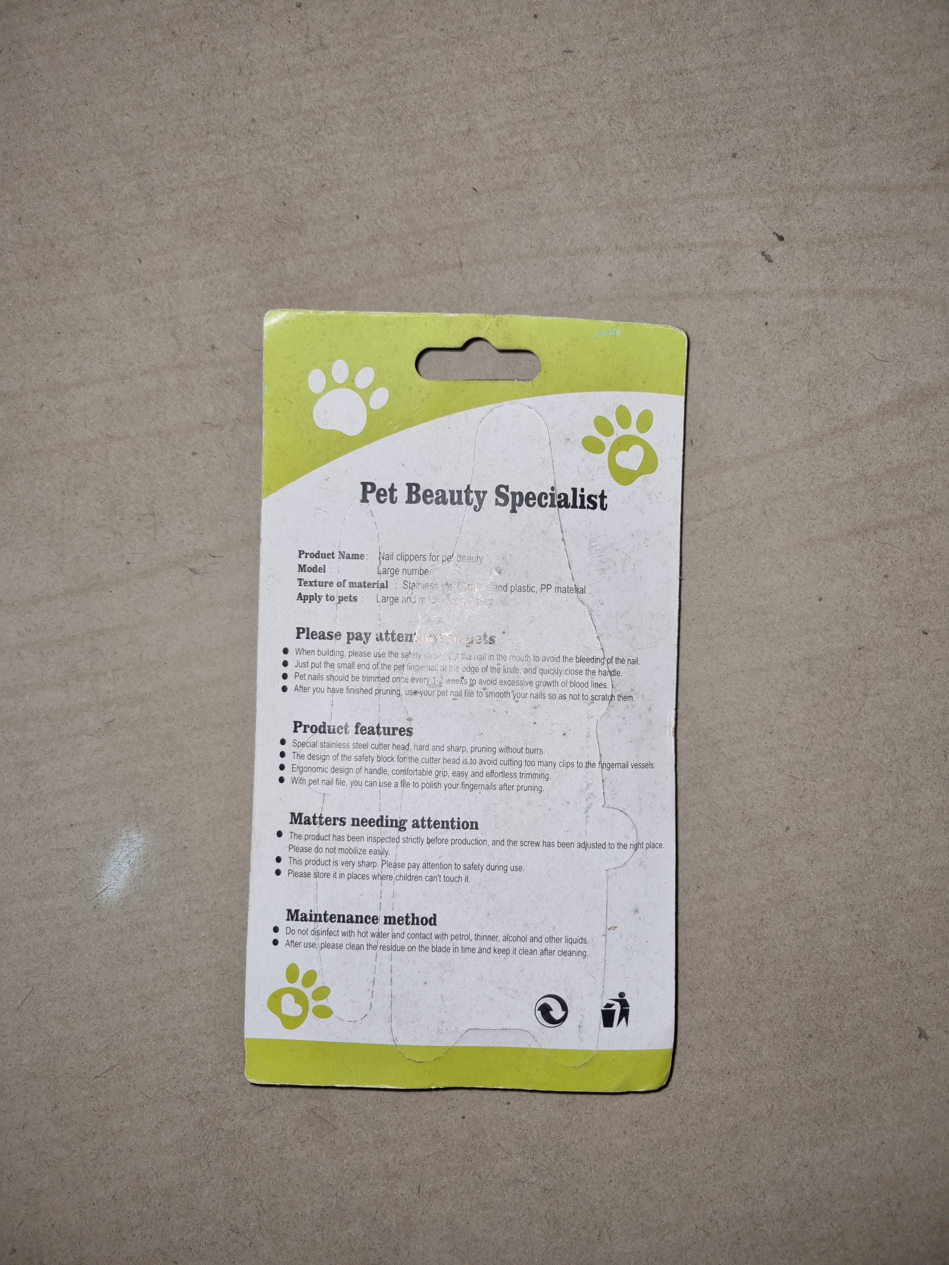 Petex Large Pet Nail Clipper with File | Safe Claw Trimmer for Dogs & Cats - Image 2