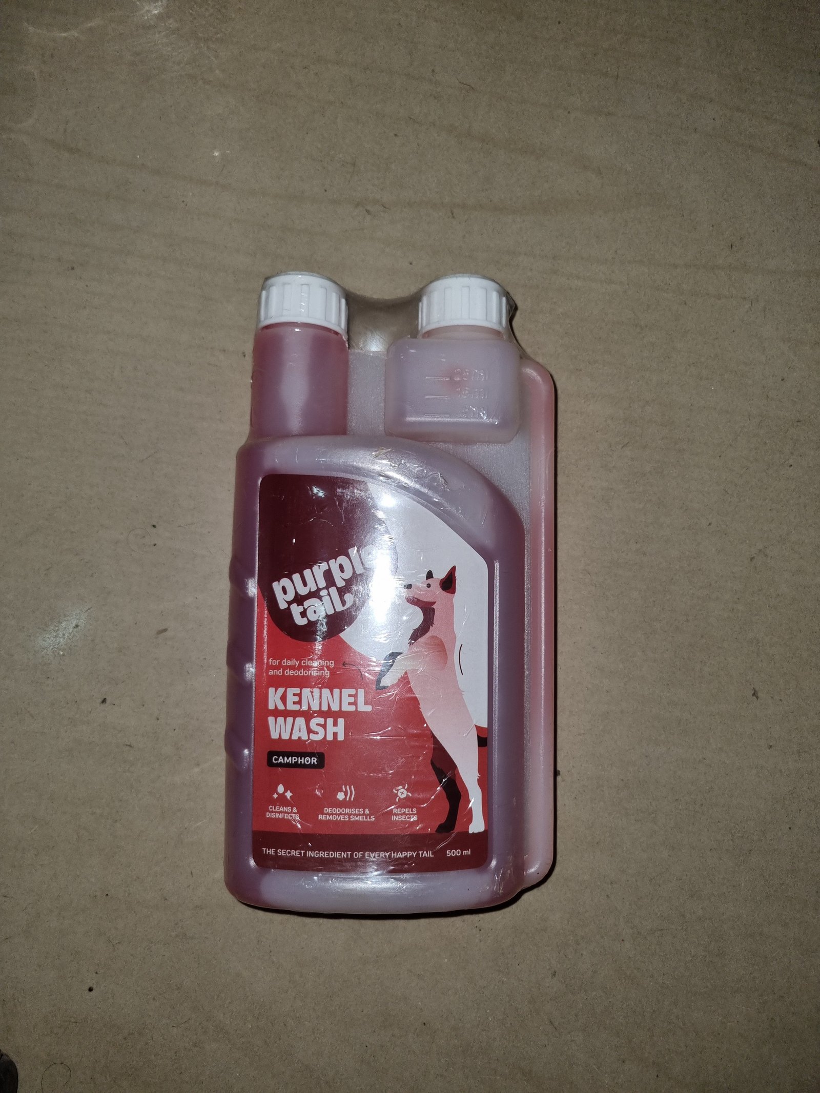 Purple Tail Kennel Wash Camphor Flavour 500 ml