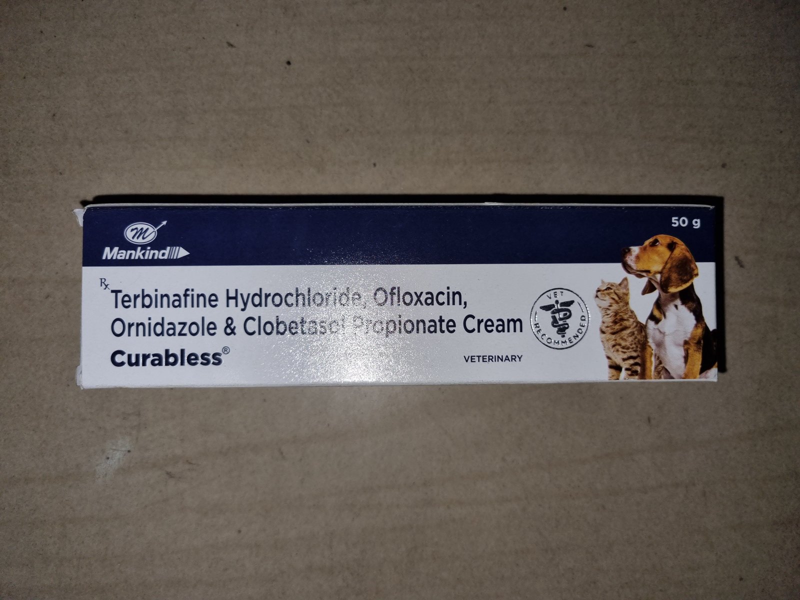 Pet Mankind Curabless Cream (50g) – Fast Soothing Skin Care for Pets