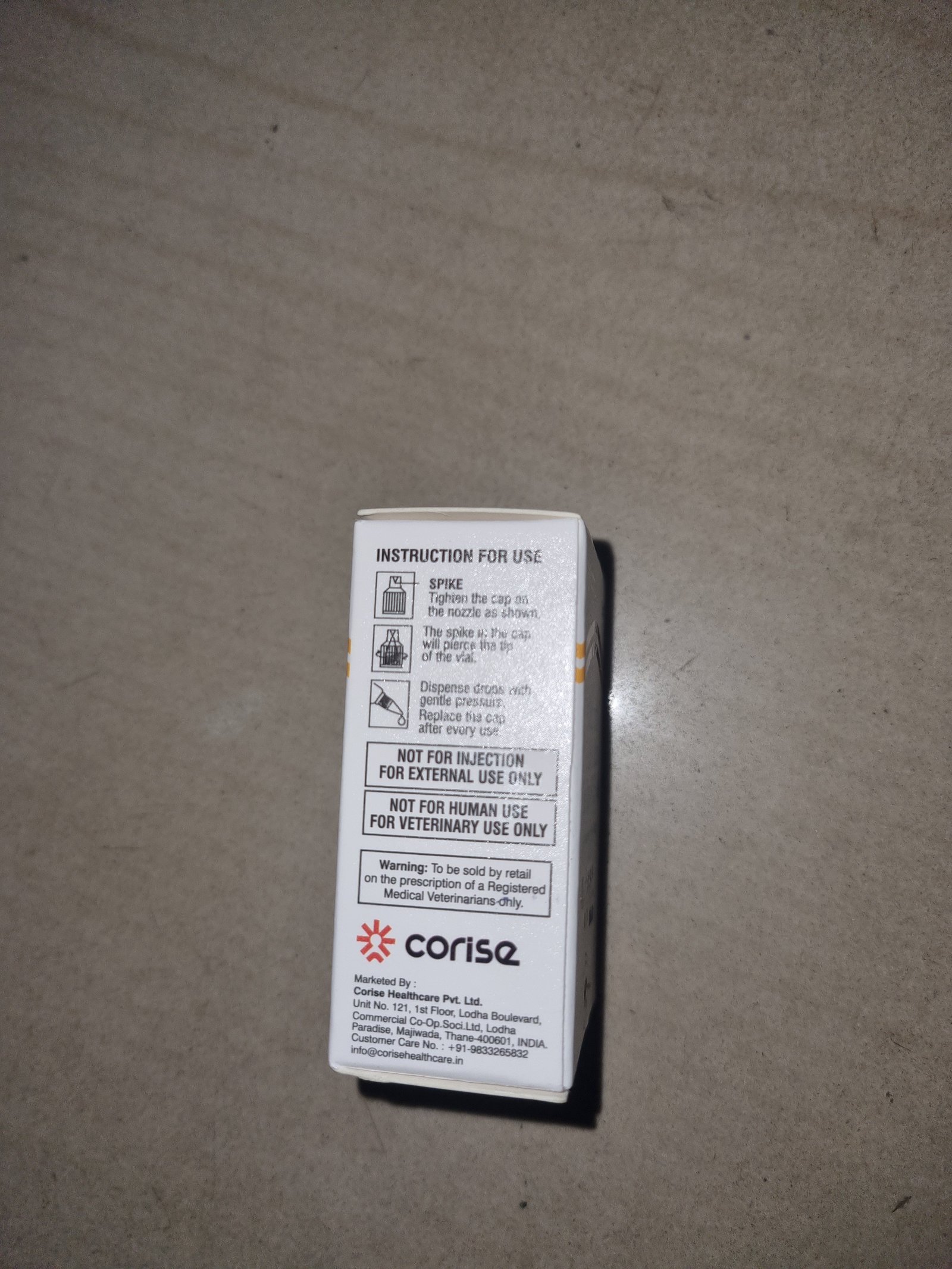 Corise Opthocare Cool 10 ml | Eye Care Drops for Pets - Image 2
