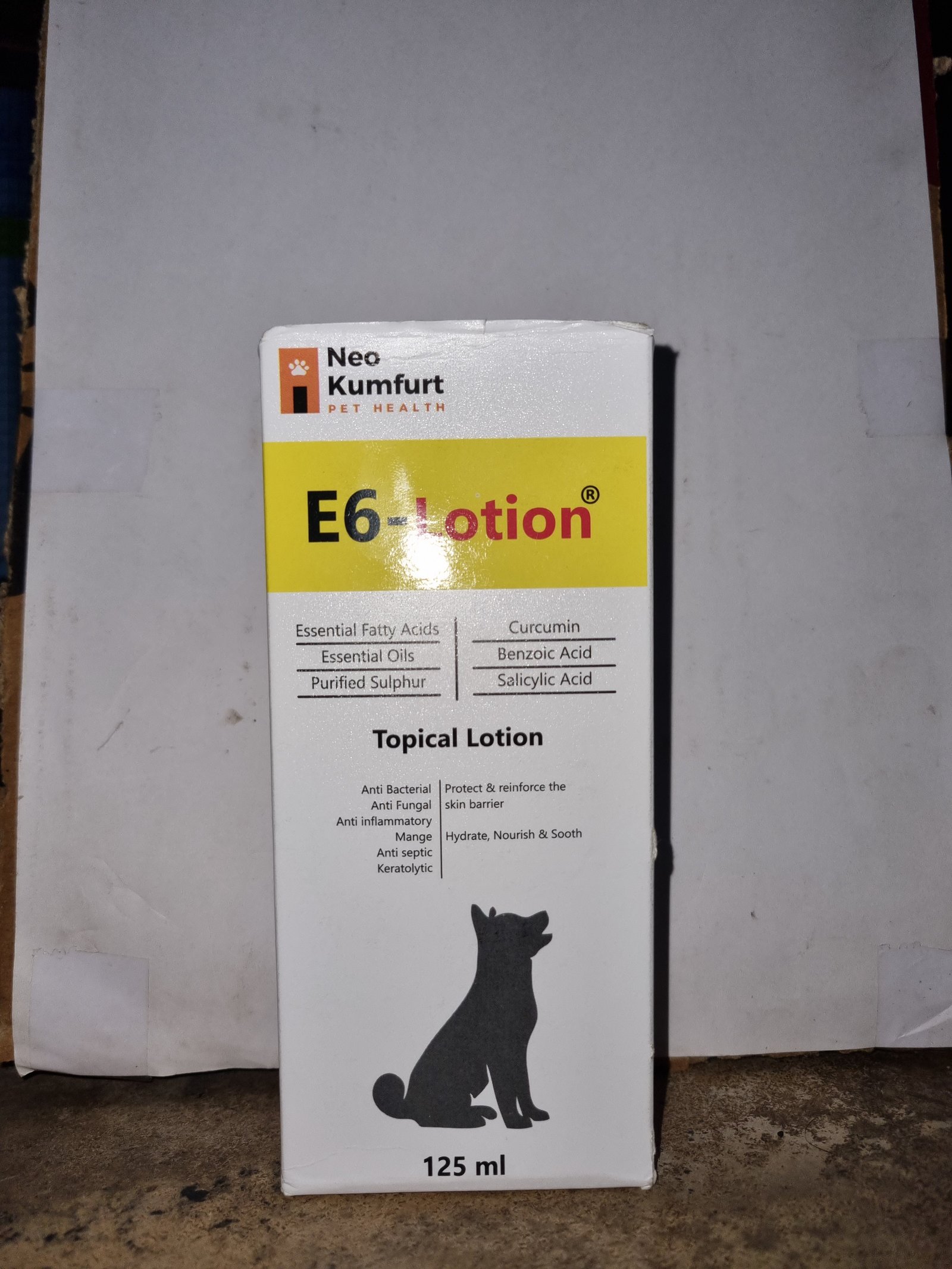 Neo Kumfurt E6 Lotion for Dogs and Cats - Soothing Pet Skin Care (125ml)