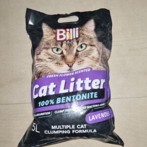 Taiyo Billi Cat Litter (5L / 4.2kg) Lavender Scented | Natural Odor Control