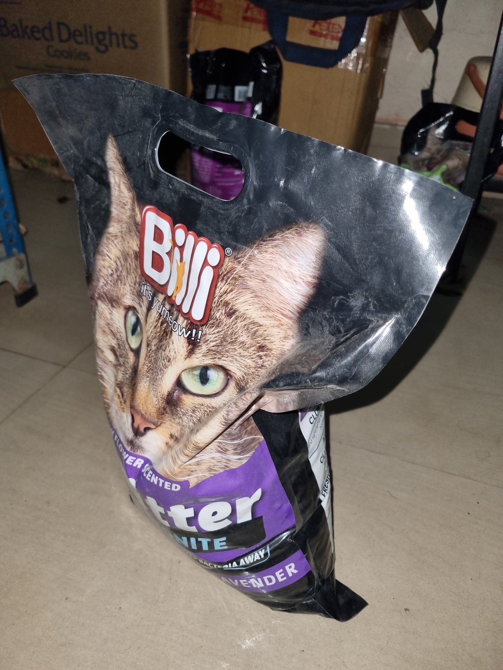 Taiyo Billi Cat Litter (5L / 4.2kg) Lavender Scented | Natural Odor Control - Image 3
