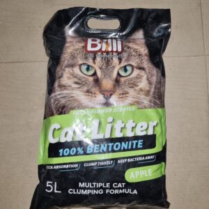 Taiyo Billi Cat Litter (5L / 4.2kg) Apple Scented | Natural Odor Control