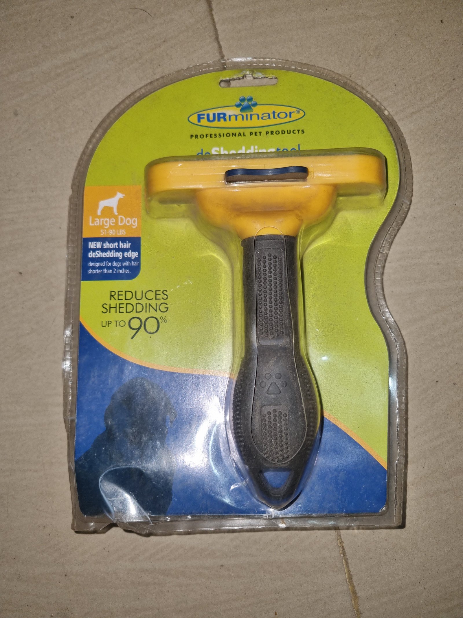 Furminator Undercoat Deshedding Tool for Large Dogs (Short Hair upto 2 inches)