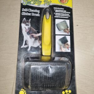 Self-Cleaning Slicker Brush for Small Pets