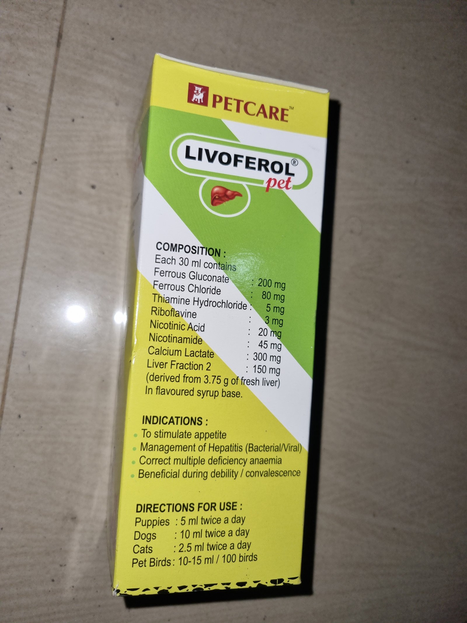 Livoferol Pet (200 ml) | Premium Health Syrup for Pets - Image 2