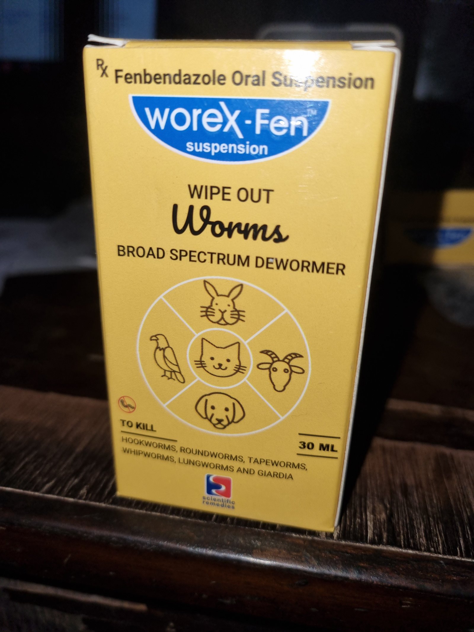 Worex-Fen Pet Deworming Suspension 30 ml
