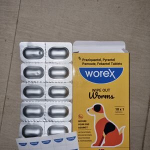 Worex Single Tablet for Dog Deworming | 1 Tab per 10 kg | Scientific Remedies